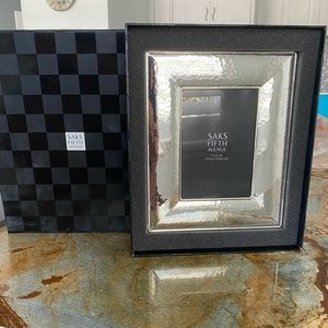 Silver photo frame from Saks off fifth